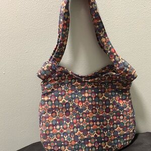 Colorful Geometric Patterned Women's Bag